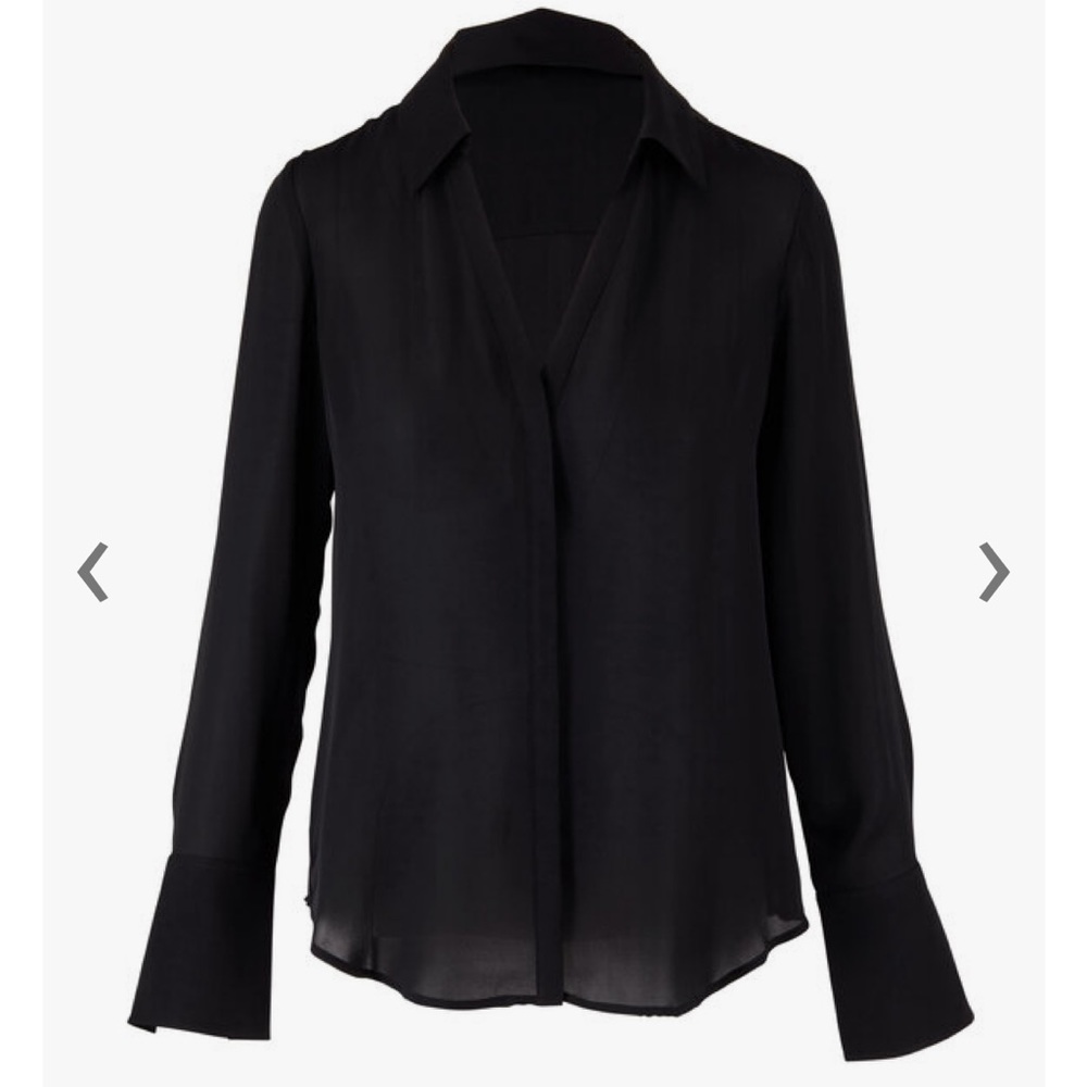Paige Toscani Blouse Hidden Placket Size M